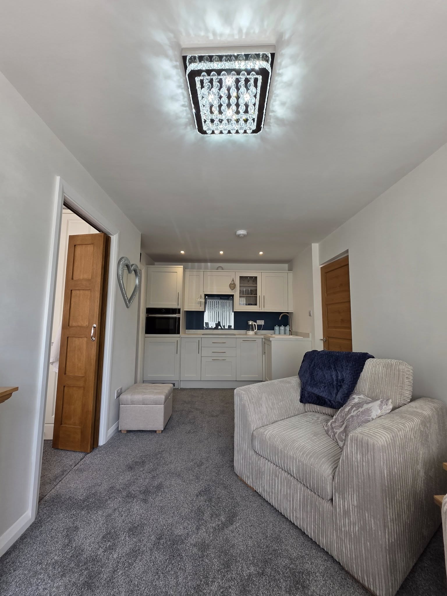 Completed self-contained annexe living room and kitchen — Chelmsford, Essex